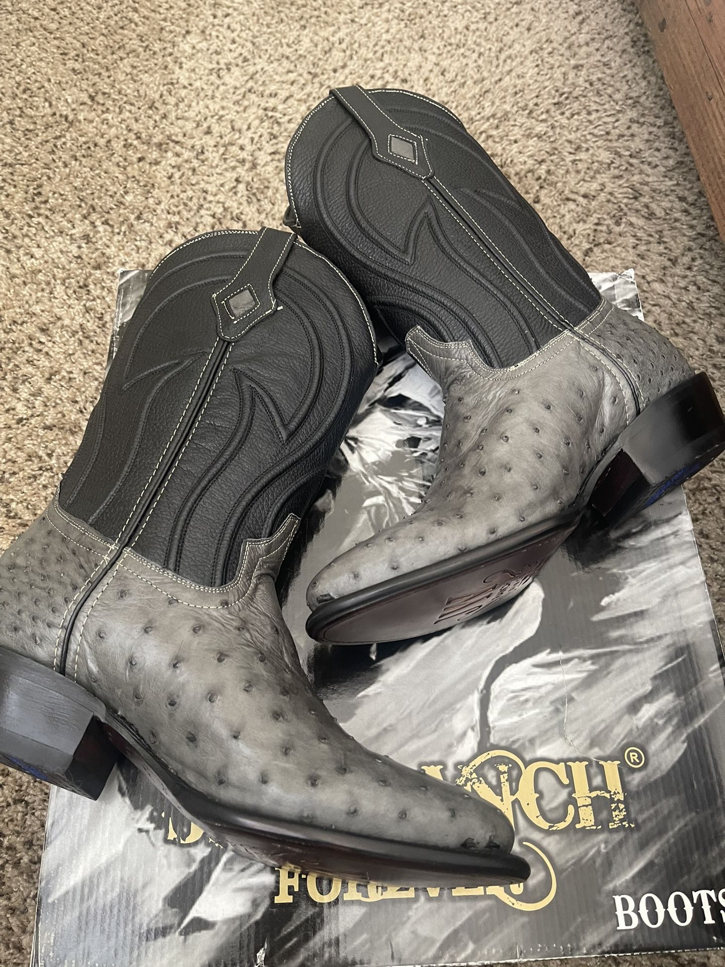 Boots De Avestruz