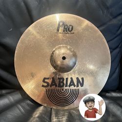 🔥 14” Sabian Studio Crash Cymbal Drum Set 