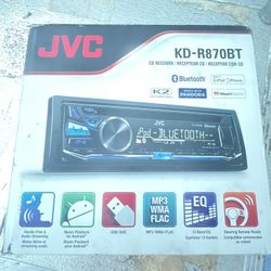 JVC Bluetooth Car Radio/cd Etc