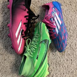 Soccer cleats all of them
