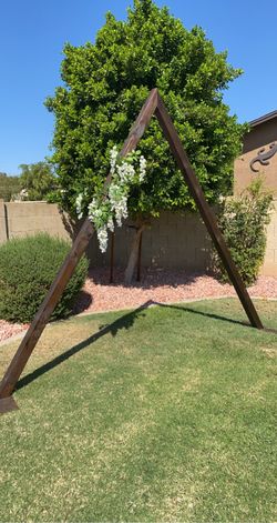 Wooden Wedding Arch 