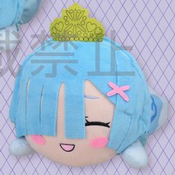 Laying Blue Rem Plushie
