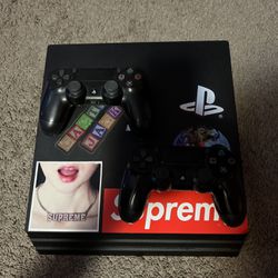 PS4 Pro With Games And 2 Controllers 