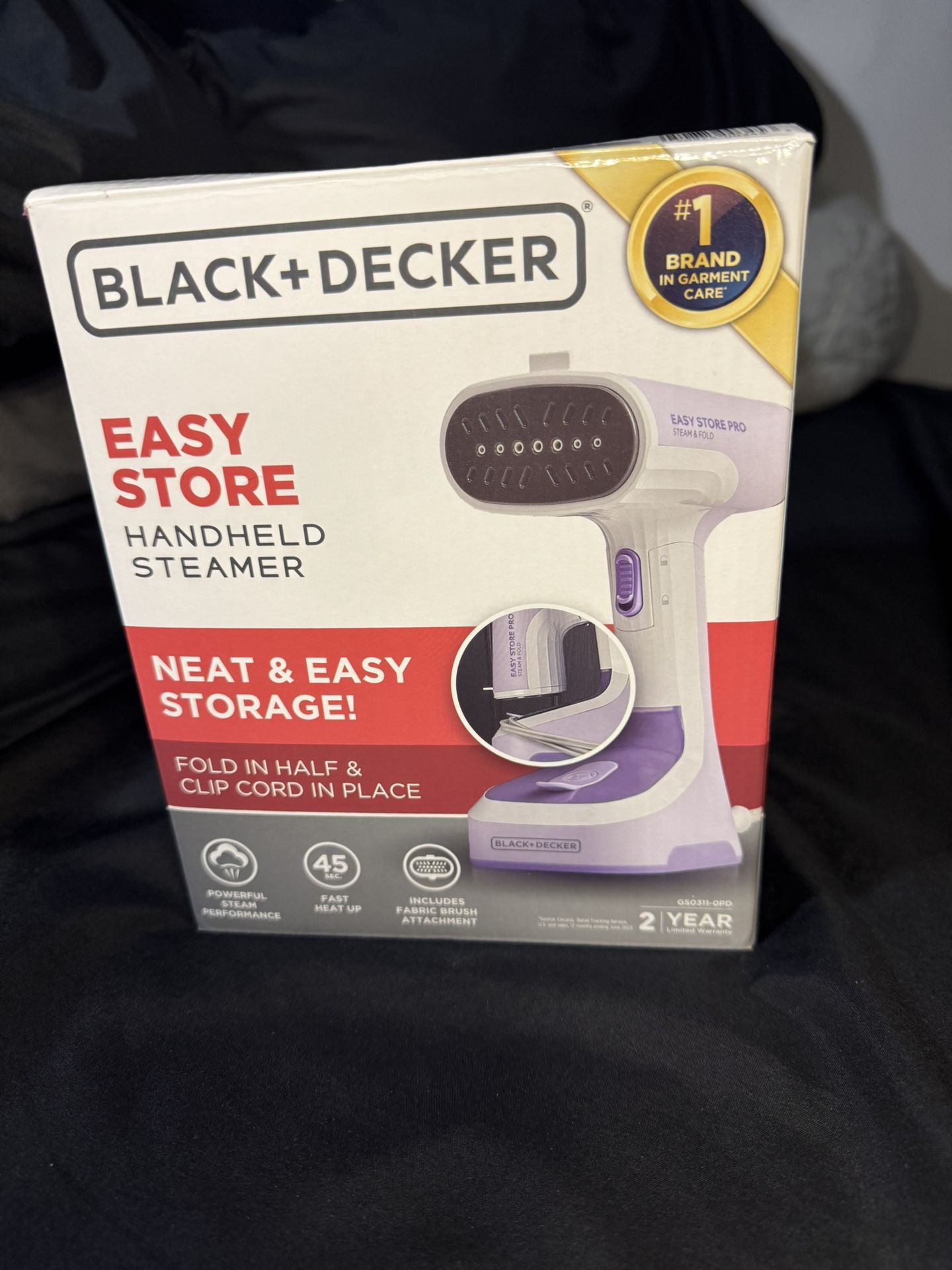 Black+Decker Easy Store Pro Foldable Steamer