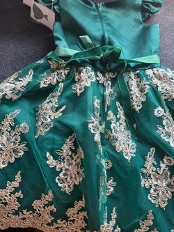 Green dress