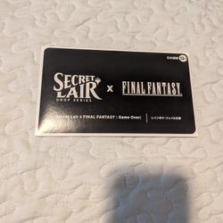 MTG Secret Lair X Final Fantasy Game Over Japanese Non-foil