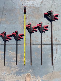Craftsman Squeeze Clamps x 5