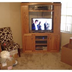 Large Entertainment Center 