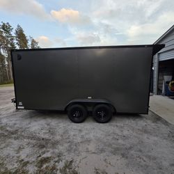 Enclosed Trailer 7x16x7 New