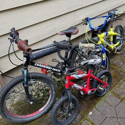 3 Kids Bikes For $20