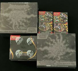 Pitch Black Master Setting Pokemon Center (Perfect Condition) (Pokemon ETB, BB, BD)