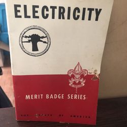 1940 Boy Scout Merit Badge Series pamphlet -Electricity