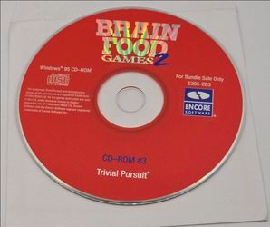 Brain Food Games 2 - Trivial Pursuit - Vintage PC CD-ROM Windows 95 Game