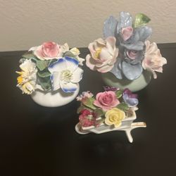 Ceramic Flower Set