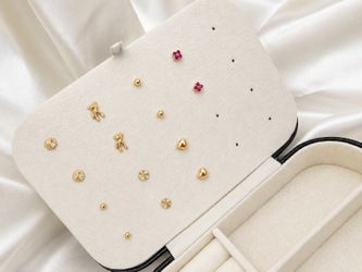 Aretes de Oro 18 K