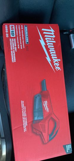 Milwaukee M18 Brushless Handheld Vacuum & 2 gallon wet/dry vacuum