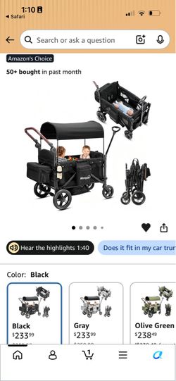 Stroller wagon