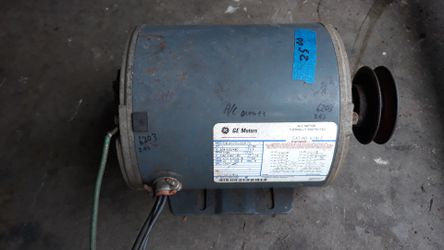 GE motor 208-220/480 vac Cat#K1412