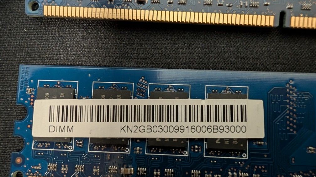 DIMM 2009 for desktop-ram