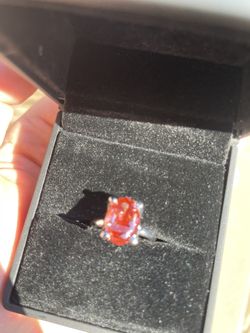 4.10 Carat Pink Diamond Ring IGI Certified 14k White Gold