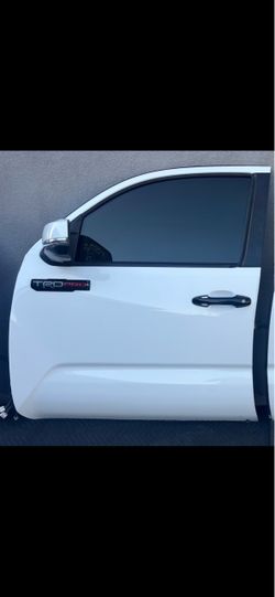 Toyota Tacoma TRD Pro Front Door White $400