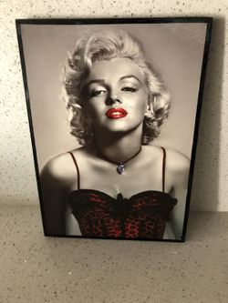 Wood Marilyn Monroe picture