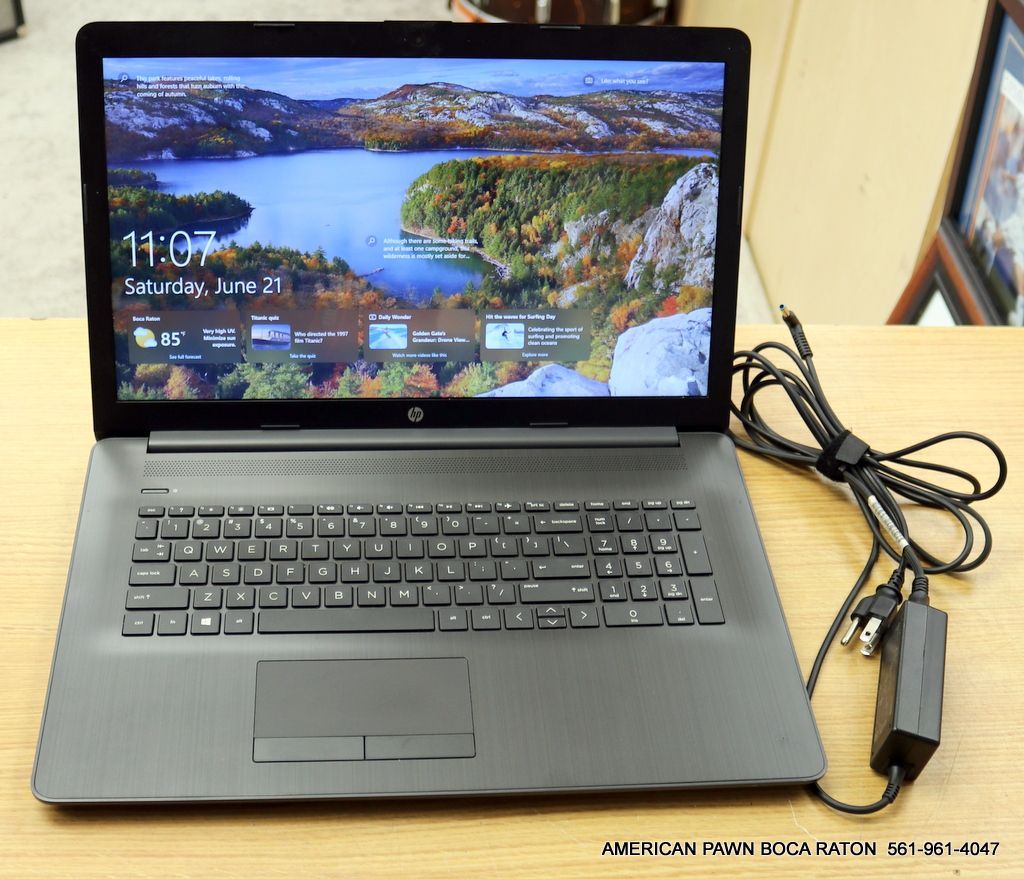 HP Laptop AMD A9-9425 8GB Memory 1TB HDD AMD Radeon R5 Series 17.3" Non-Touch Screen Windows 10 Home 64-bit 17-CA0056nr