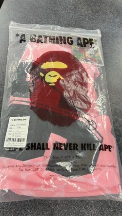 Pink bathing ape shirt