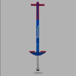 Flybar Maverick Foam Pogo Stick for Kids Age 5 and Up, 40 to 80 Pounds, Pogo Stick for Boys and Girls (Red/Blue)