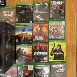 Xbox One Games And Controllers (Mint, Adult Owned)