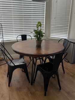 Table and chairs