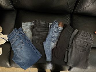 6 pairs of jeans