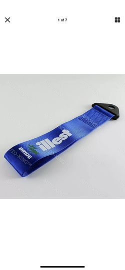 Blue JDM tow strap