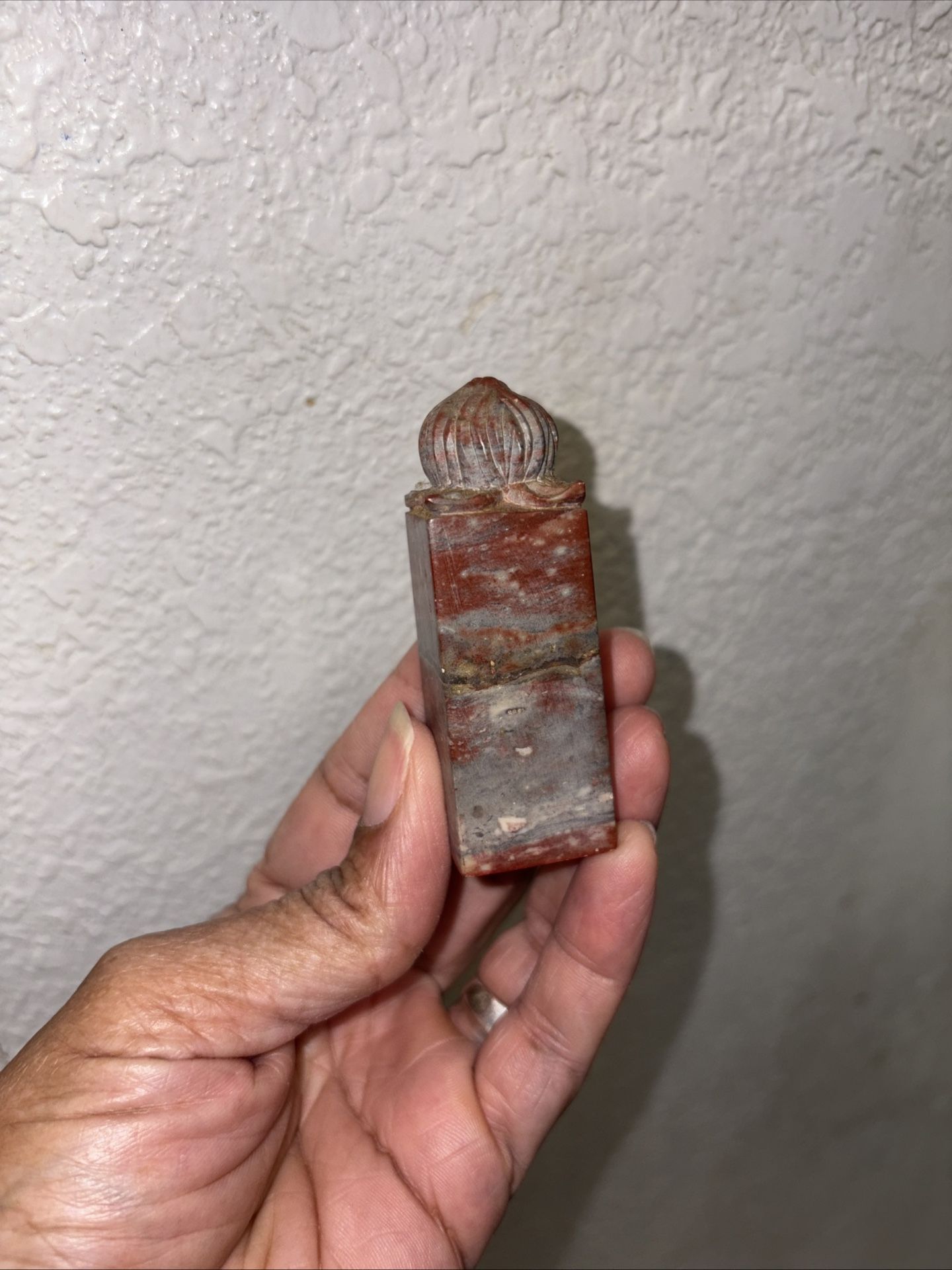 2 Inch Stone Carved Asian Seal