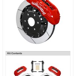 Wilwood High performance brake Kit