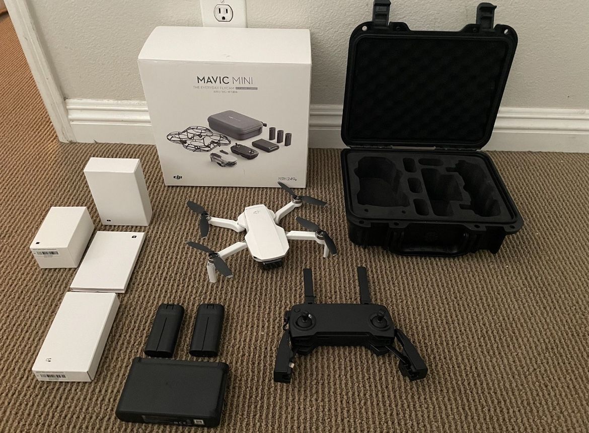 Like New- Mavic Mini Combo-Barely Used At All. Pristine Condition. 