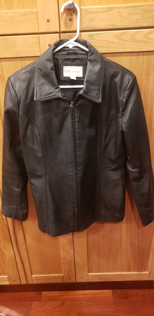 Womens Black Leather Jacket