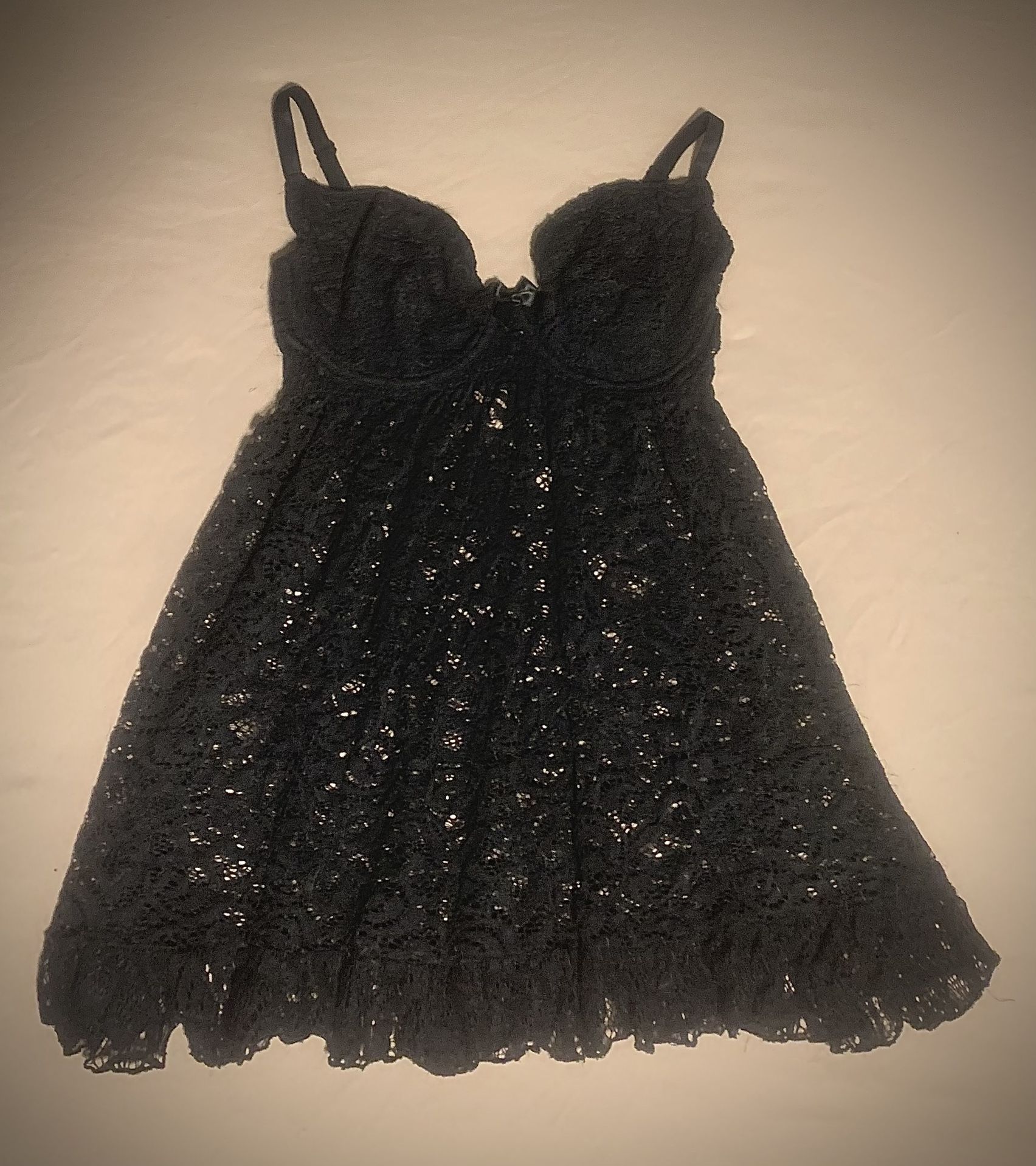 Black Lace Baby Doll