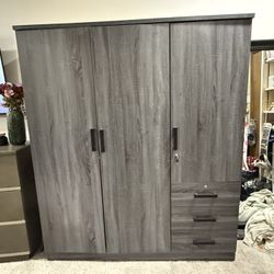 Grey Wardrobe 