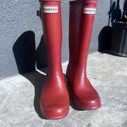 Hunter rain Boots (Red)