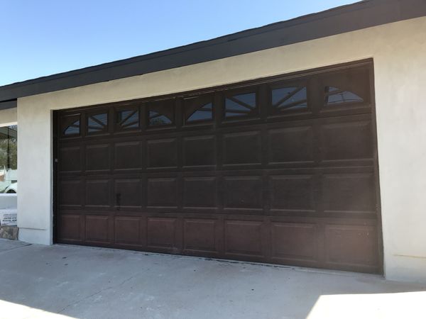 Brown Garage Doors With Windows Mycoffeepot Org