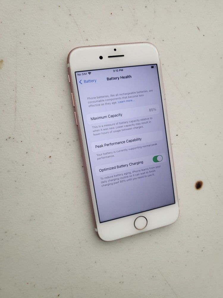 Maximum Capacity Iphone 85 Battery Health Apple IPhone Battery