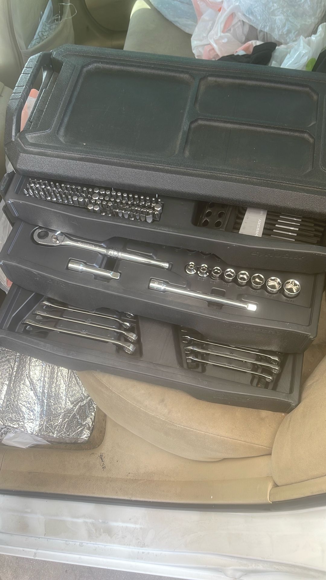 Husky 270-piece mechanics tool sets 1/4,3/8,1/2 drive $545 value