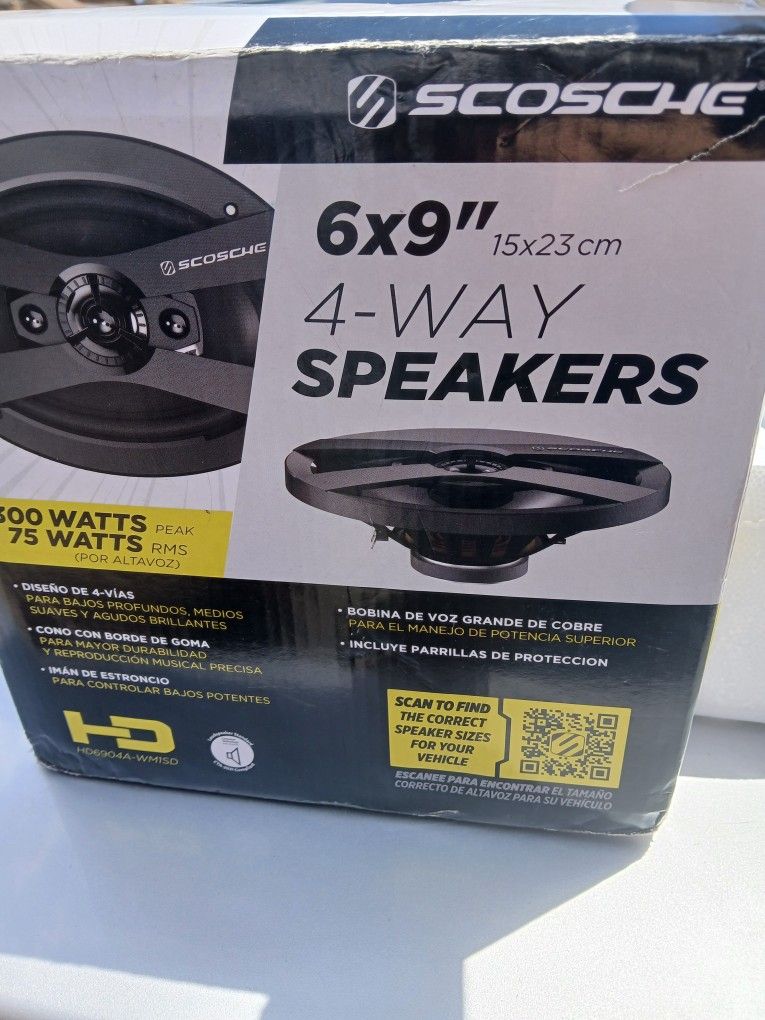 Scoche Car Speakers Brand New In Box MUST HAVE