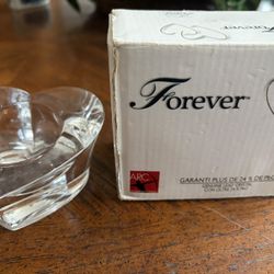 New Crystal Candle Holder Heart. 