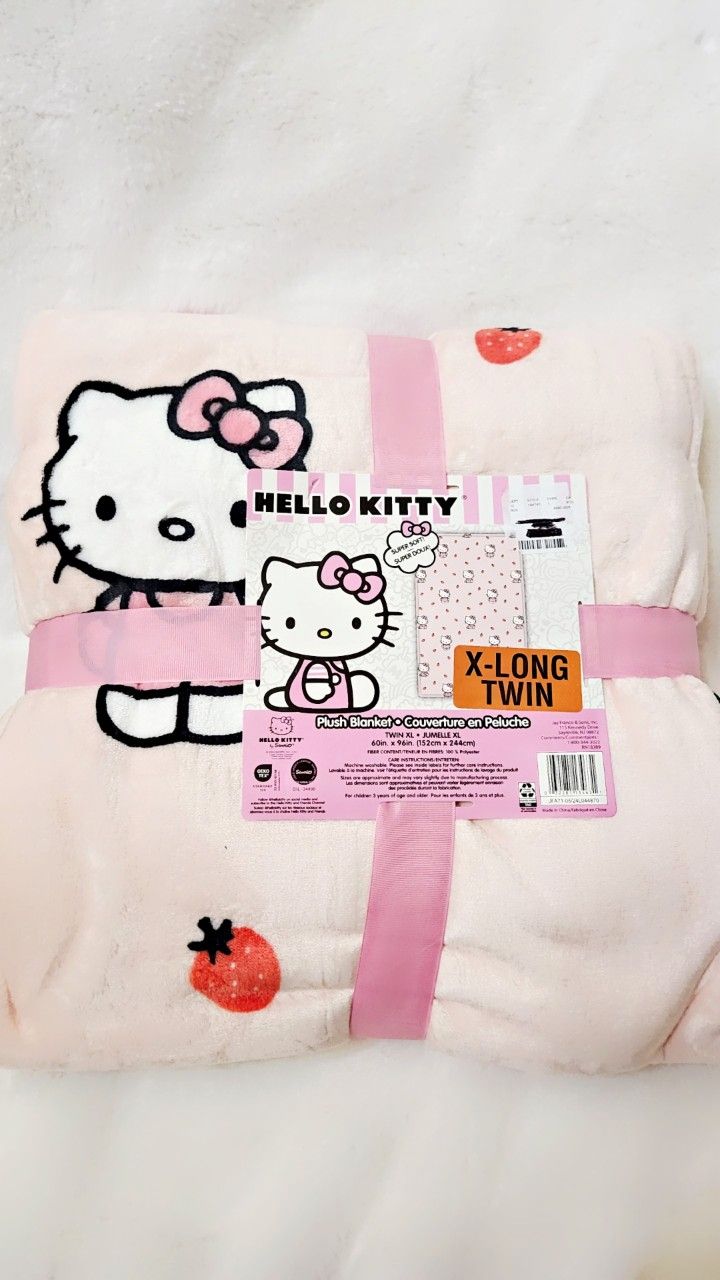HELLO KITTY TWIN BLANKET