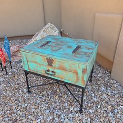 Rustic Southwest Style Side Table.