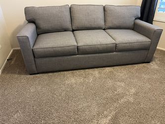 Gray, Living Spaces Hide-a-Bed Couch