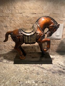 Decorative Horse on Stand
