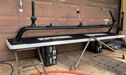 Boat swim platform 90x20 with telescopic stainless steel ladder